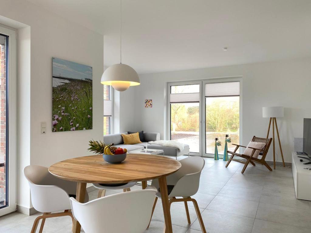 Ferienwohnung Hein Am Nordseedeich Butjadingen Exterior photo