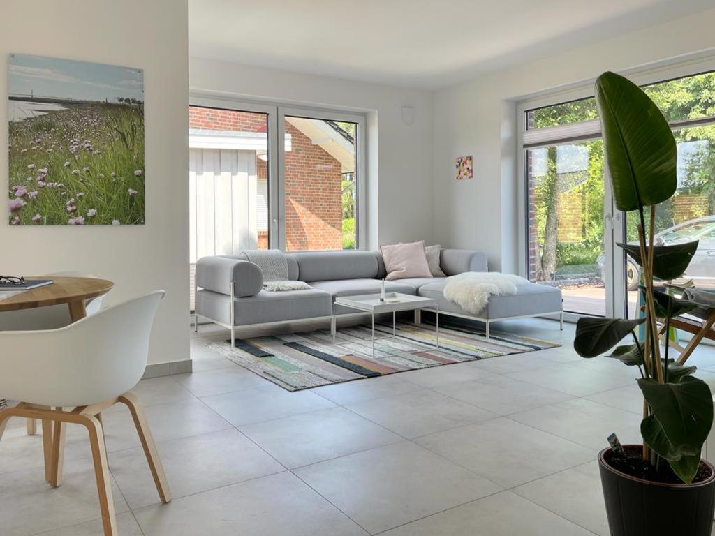 Ferienwohnung Hein Am Nordseedeich Butjadingen Exterior photo